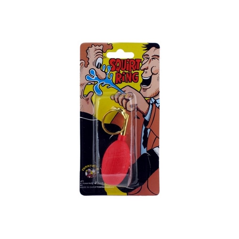 Bague lance eau farce et attrape