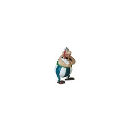 Figurine- obelix tenant idefix