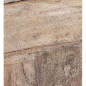 Canapé 3 places bois marron - décoration