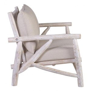 Canapé 2 places bois blanc - décoration