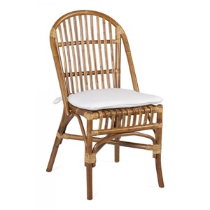 Chaise rotin rotin marron - décoration