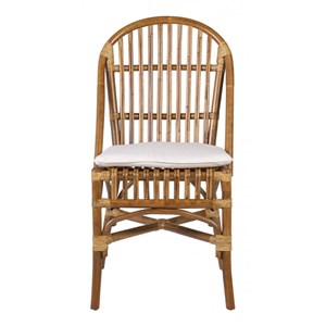 Chaise rotin rotin marron - décoration