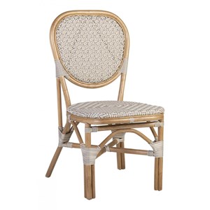 Chaise rotin rotin marron - décoration