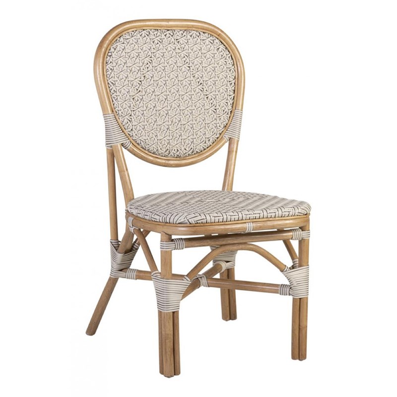 Chaise rotin rotin marron - décoration