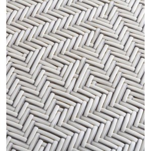 Chaise rotin plastique marron -