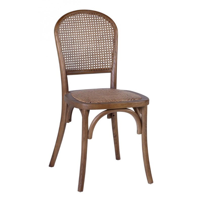 Chaise rotin rotin marron - décoration