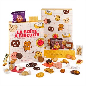 Calendrier de l'avent boîte à biscuits