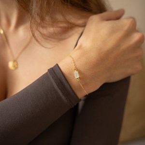 Coffret bracelet collier- pierre de lune