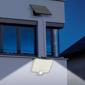 Lot de 2 spots solaire noir brightly