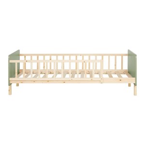 Lit 90x200 avec matelas sommier vert