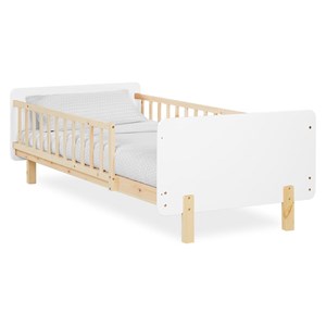 Lit 90x200 avec matelas sommier blanc