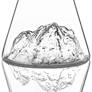 Carafe à eau  : mont blanc