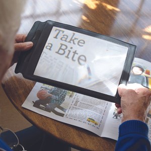 Grande loupe de page