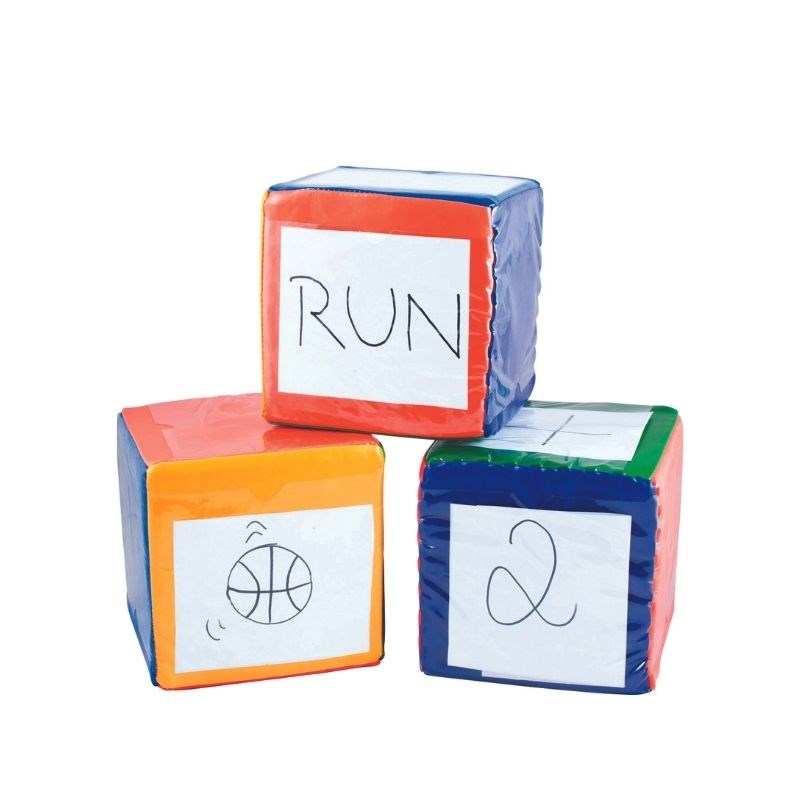 Megaform - 6 dés créatifs mousse