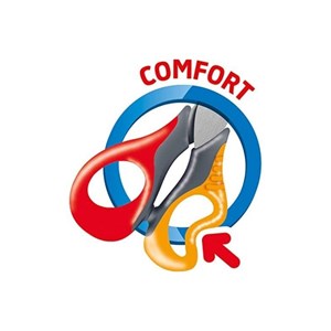 Ciseaux ergonomiques gauchers