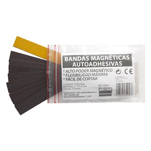 Bandes magnétiques adhésives