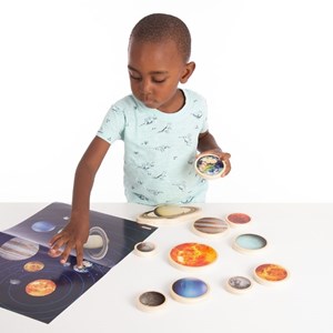 Système solaire en bois