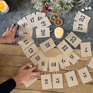 Calendrier de l'avent à personnaliser