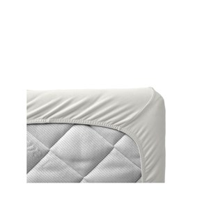 Lot de 2 draps housse junior blanc