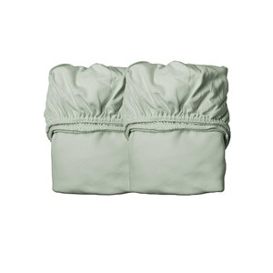 Lot de 2 draps housse bébé sauge