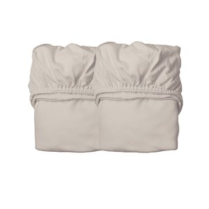 Lot de 2 draps housse bébé cappuccino