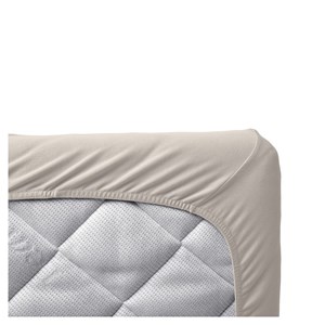 Lot de 2 draps housse bébé cappuccino