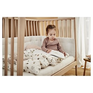 Lit bébé linea sans matelas hêtre