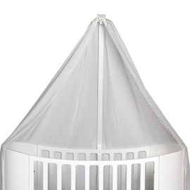 Classic voile de lit bébé blanc