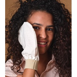 Gant exfoliant en soie