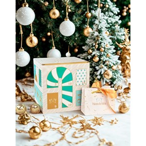 Calendrier de l’avent bijoux noël argenté