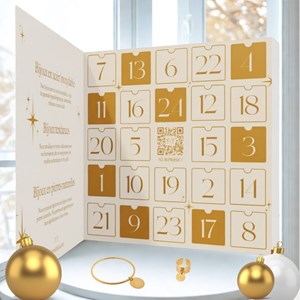 Calendrier de l’avent bijoux magie doré