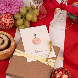 8 marque-places de noël à semer