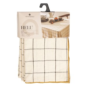 Nappe à carreaux 150x250 coton et lin