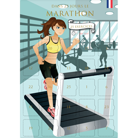 Calendrier de l'avant marathon 25 jours