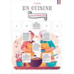 Calendrier de l'avent cuisine 25 astuces