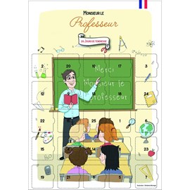 Calendrier de l'avent maître 25 messages