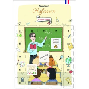 Calendrier de l'avent maître 25 messages