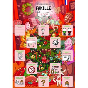 Calendrier de l'avent famille 25 défis
