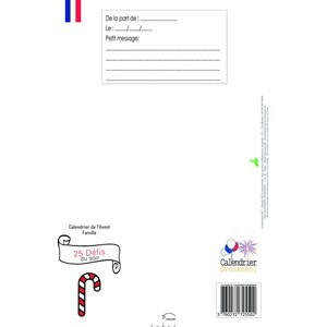 Calendrier de l'avent famille 25 défis
