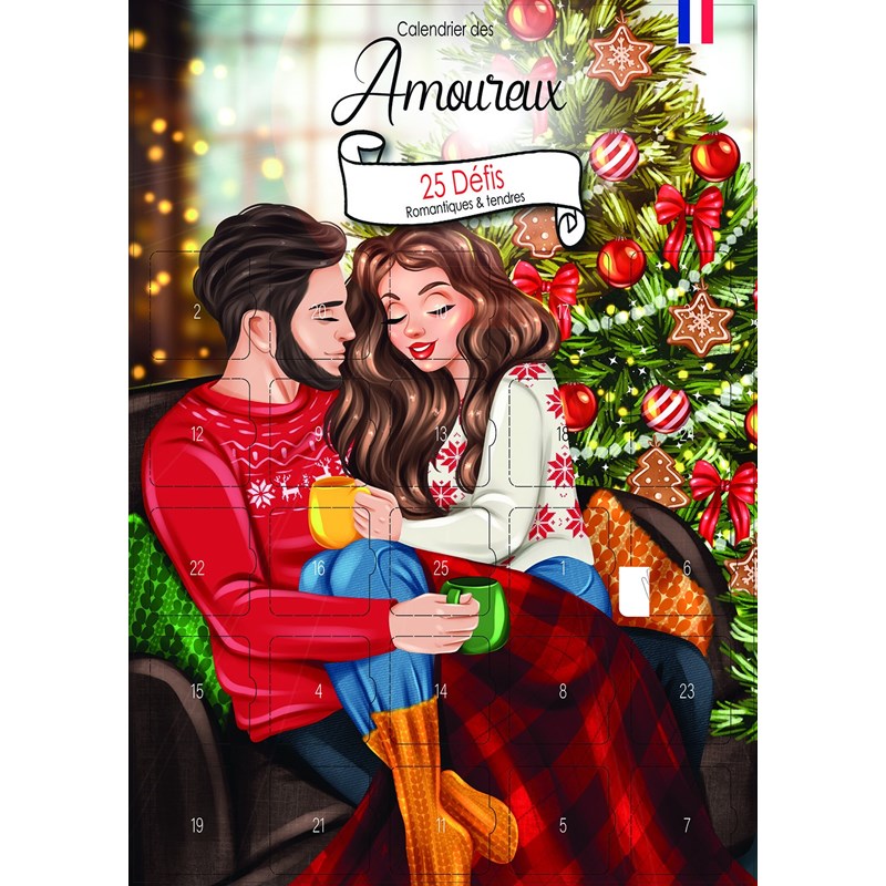 Calendrier de l'avent couple 25 défis
