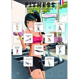 Calendrier fitness 25 jours 25 exercices