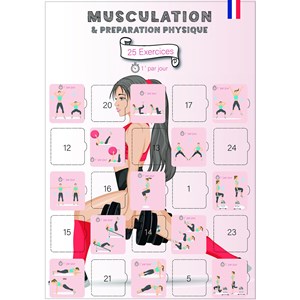 Calendrier musculation femme 25 jours