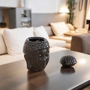 Brûle parfum série céramy - dhyana noir