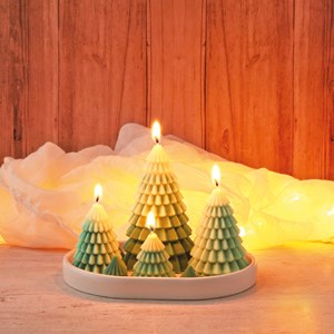 Kit diy bougies forêt de sapins