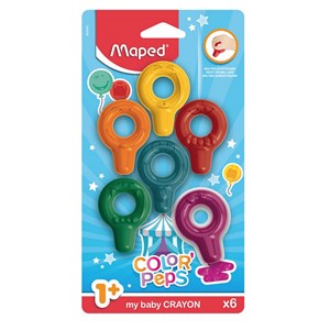Boite de 6 crayons pour bebe