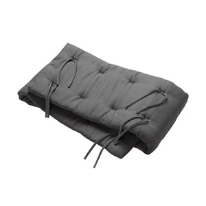 Tour de lit linea-luna en coton gris