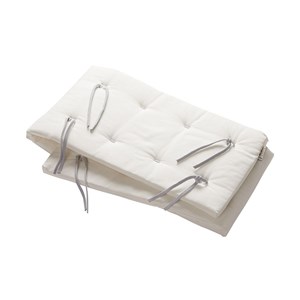 Tour de lit linea-luna en coton blanc