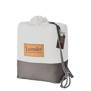 Tour de lit linea-luna en coton blanc