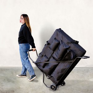 Chariot pliable pour table de massage