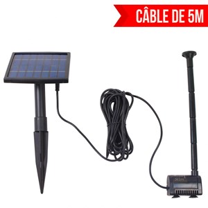 Fontaine, pompe à eau solaire